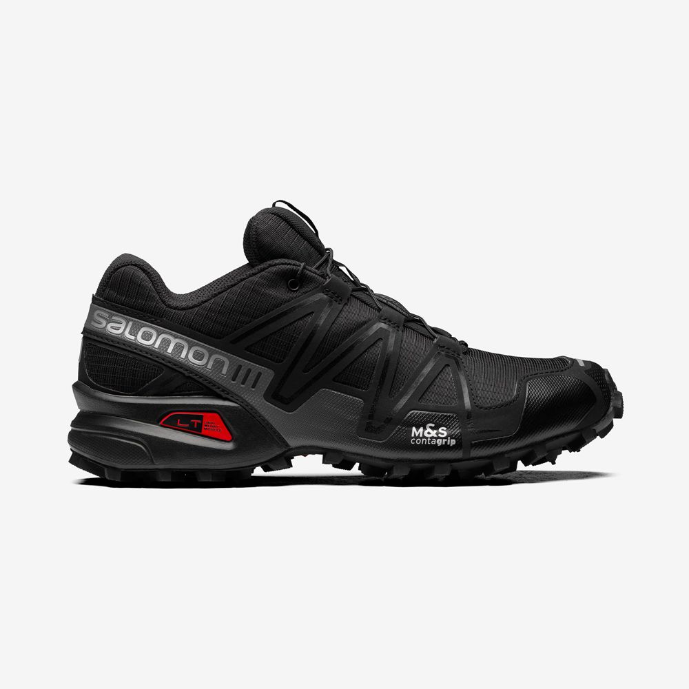 Salomon SPEEDCROSS 3 Zapatillas Hombre - Negras - Colombia (37028-RKAX)